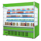 Refrigerador abierto de Multideck del servicio comercial del uno mismo con 4 el refrigerante de las cubiertas R404a de la capa